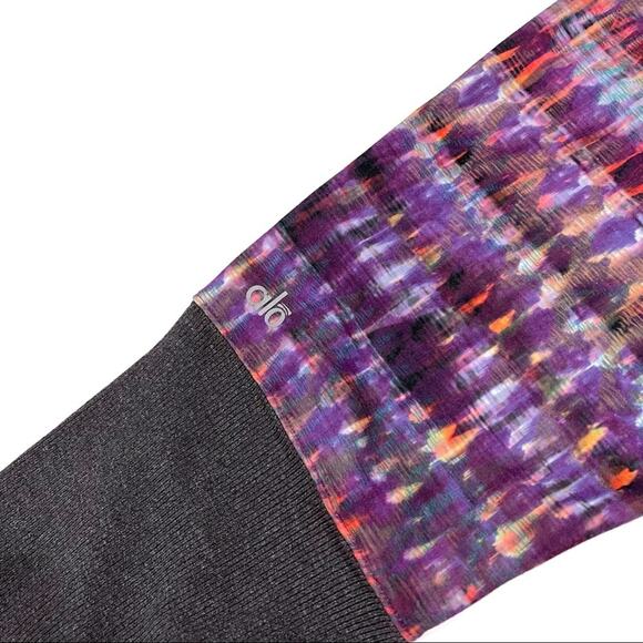 ALO Yoga Bhakti Print Goddess Ribbed Legging Size Small - Picture 11 of 11